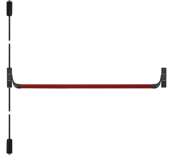 Ручка-штанга нажимная Fuaro AP.1900C push-bar с тягами для двухстворчатых проф. дверей 63373