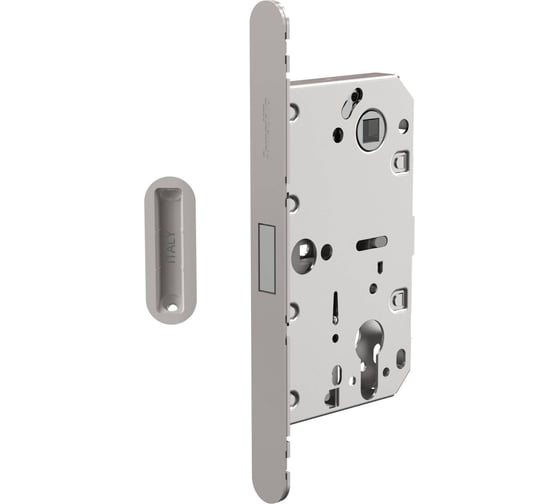 Замок межкомнатный магнитный Armadillo под цилиндр с ответной планкой GRAVITY.PRO G02.196.50.85 MWSC ит.тисн 57305