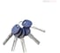 Цилиндр Doorlock V 2300AB N серия Variant, никелированный, 30x50мм, 5 перф.ключей 79073 2