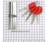 Цилиндр Doorlock V 2300Z N серия Variant, никелированный, 55x55мм, 5 перф.ключей 79028 2