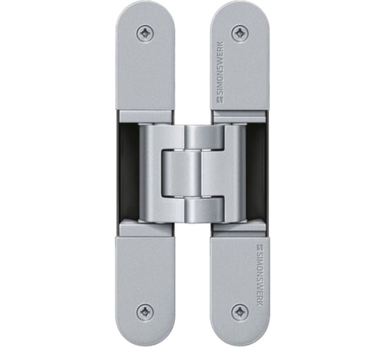 Петля скрытая Simonswerk Tectus TE 640 3D F1 (полиэфирное покрытие под матовый хром) (вес полотна до 200кг) 67571
