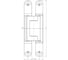 Петля скрытая Simonswerk Tectus TE 640 3D F1 (полиэфирное покрытие под матовый хром) (вес полотна до 200кг) 67571 2