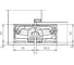 Петля скрытая Simonswerk Tectus TE 640 3D F1 (полиэфирное покрытие под матовый хром) (вес полотна до 200кг) 67571 3