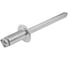Заклепка тяговая ЦКИ Глобал Ал-Mg3.5/Ст плоск. 6.4х20 250 шт 991101891 1