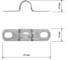 Металлическая 2-х лапковая скоба TDM ELECTRIC с внутр. d 8-9 мм SQ0409-1011 7