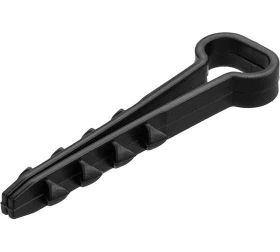 Дюбель-хомут для плоского кабеля TDM ELECTRIC 5-10 мм черный 100 шт SQ0539-0032 1