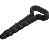 Дюбель-хомут для плоского кабеля TDM ELECTRIC 6-14 мм черный 100 шт SQ0539-0036