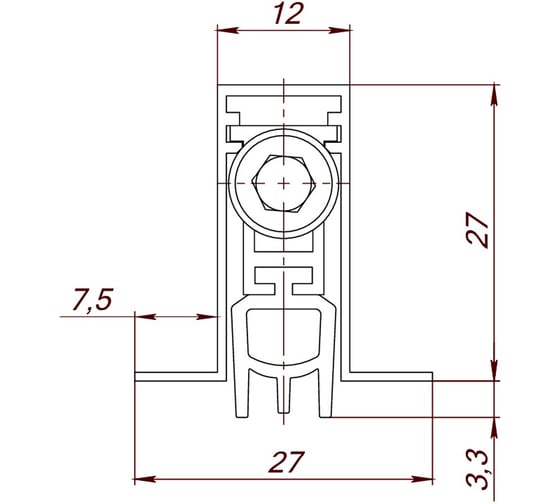 Автоматический порог Armadillo EASY BLOCK F/620 46335