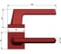 Замок врезной в комплекте с ручкой HAUSKRAFTER 1950, бронза/графит O-1950-Combo-BA/MBN 3