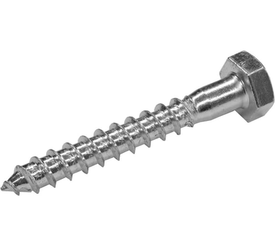 Шуруп GRUM 8х80 DIN571 шестигр.оц (100 шт) 00000003427