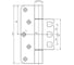 Петля Simonswerk VX 7729/160 stainless steel (матовая нержавеющая сталь) 67650 2