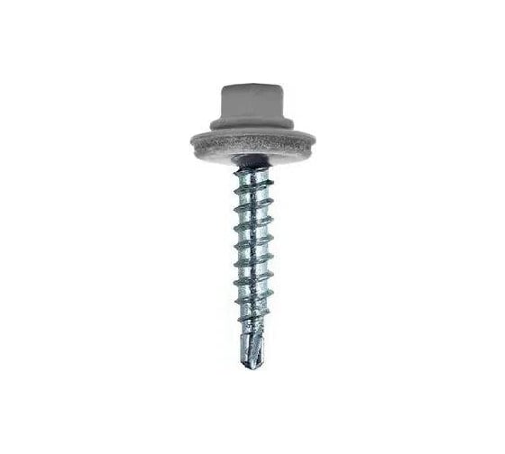 Саморезы кровельные ООО "ТК Машкрепеж-НН" 7004 RAL, 4,8х29 сверло (уп 250шт) серый МК-7004СКР4,8х29(250)
