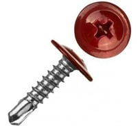 Саморез Daxmer ПШС 4,2x16 с прессшайбой сверло RAL 3005 1000 шт. 00000308036