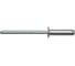 Заклепка комбинированная HARDWEX закрытого типа 4.8х10 алюм/ст, 5% Mg, цинк 5190409342797 1