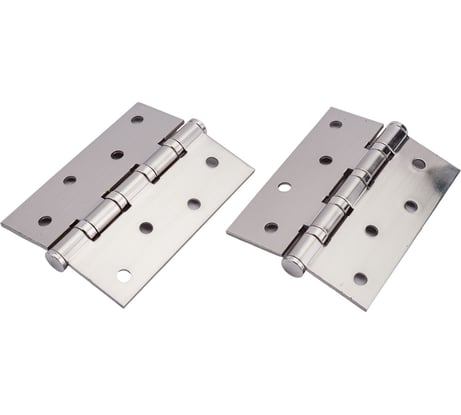 Универсальная петля Вантаж 100x75x2,5 мат. никель, 2 шт. 4BB-SN