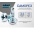 Саморез по металлу ARNO INDUSTRIES 3,5х11 мм со сверлом 750 шт. фосфатированное покрытие для крепления листового металла ABF103511010L98-750 2