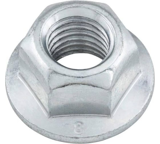 Гайка ОПМ DIN 6927 М10x1,25 8 flZnnc-480h 100 шт УТ000175805