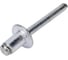 Заклепка тяговая ОПМ ISO 15977 d2,4x6 Al/St (Al Mg 2,5) с плоской головкой 2500 шт П0000030001 1