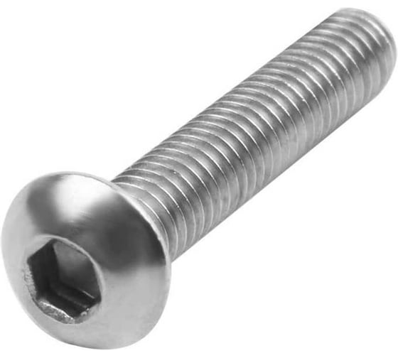 ToolPro Винт нерж.(А2) полукр.гол. внутр.шестигр ISO7380-1 M4х6 10шт 99 056 046
