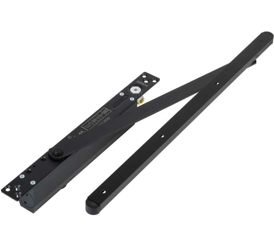 Доводчик врезной Doorlock DL700ITS/M EN2-4 черный с регулируемым усилием закрывания, с фиксацией в открытом положении 77320