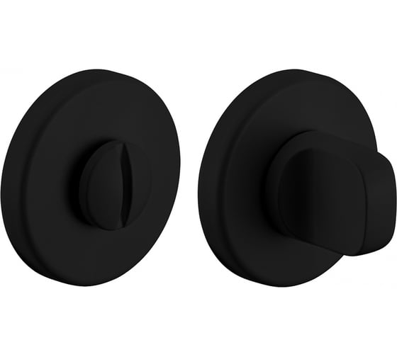 Завертка сантехническая MORELLI LUX-WC-R5 NERO-ST, цвет - черный soft-touch 9019795