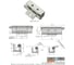 Петля скрытая kunlong , нержавеющая сталь 56х17,5 SK2-237-2 5