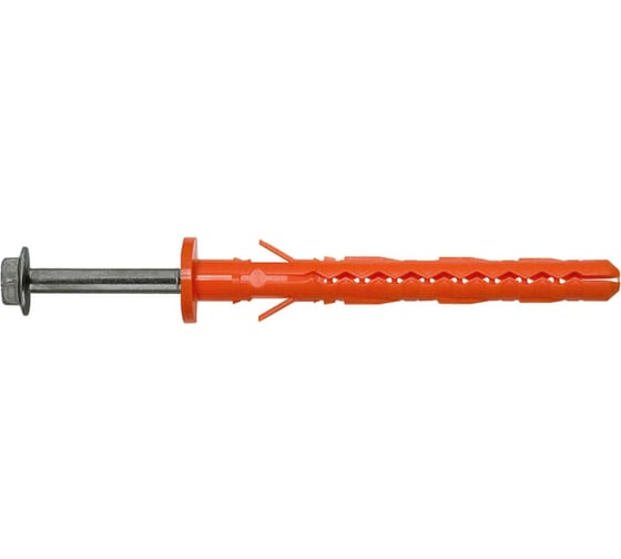 Дюбель фасадн. СаМат Плюс MBK-STB (6-гр+борт) 10x140 ус (1 шт) KRP-9615