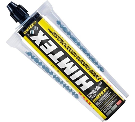 Химический анкер КРЕП-КОМП 300 ml, HIMTEXfix для бетона, кирпича +2насадка (1 шт.)
