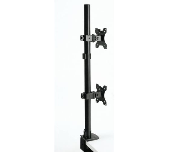 Кронштейн для двух мониторов ExeGate 13-32 настольный EDM2-3210-01 VESA 75x75, 100x100, макc.нагрузка 2х10 кг, наклон -45/+45, поворот -45/+45, вращени 300167