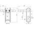 Ручка дверная Fuaro FP.DH172.0433 NE (B2B) (8x120) с пружиной BL-24 черный 62445 2