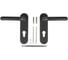 Ручка дверная Fuaro FP.DH172.0433 NE (B2B) (8x120) с пружиной BL-24 черный 62445 4