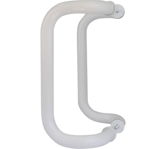 Ручка офисная скоба DORF РД-01, 250×30, белая (комплект), RAL 9016 35.10.25.9016