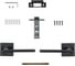 Комплект ручек с защелкой Ajax A/SET POLO JK.LP45 BL-24 черный 65073 2