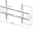 Наклонный кронштейн для телевизора Trone LPS 33-50 черный БП-00017418 4