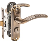 Защелка БУЛАТ ЗЩ1-Д01.01 (Л) АЛЬФА (бронза; левая; с фиксацией) 13955