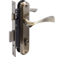 Врезной замок БУЛАТ ЗВ4-1.03.01 НОМОС (бронза; 5 перфоключей; с ручками) 13557