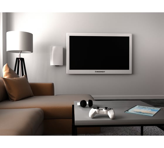 Настенный кронштейн для PlayStation 5 EMBODIMENT толщина 3 мм, белый EMB-PS5-W