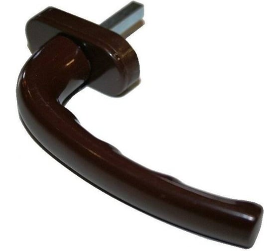 Ручка для окон и дверей Utura ПВХ Макбед коричневая UTRMAKBR