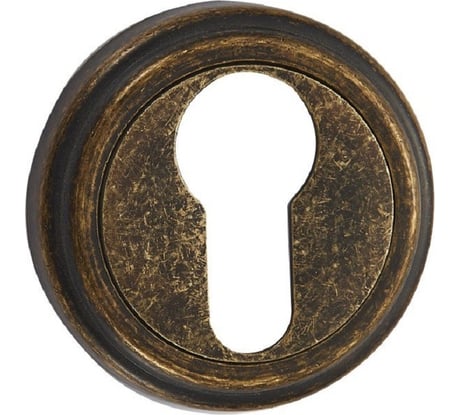 Накладка под цилиндр, состаренная бронза Vantage ET03BR