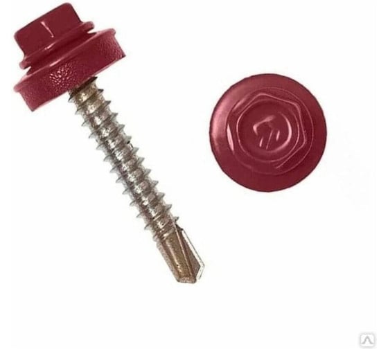 Саморез кровельный SWFS СВФС Премиум RAL-3005 ZP 4,8х51 (200шт) тов-213506