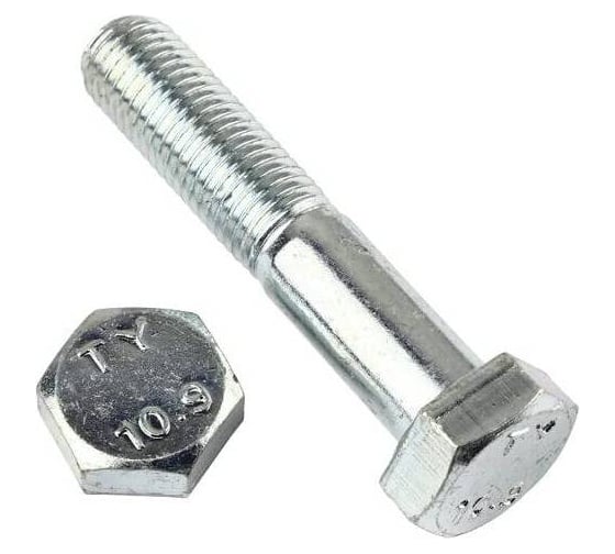 Болт SORREX М16х80, шаг резьбы 1,5 высокопрочный 10.9 с мелкой (1 штука) 0960-110-016-015-080