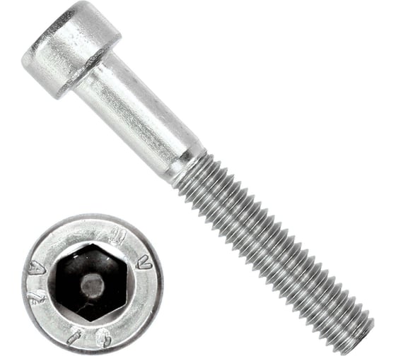 Винт SORREX М16х90 внутренний шестигранник DIN 912 оцинкованный (100 штук) 0912-108-16-090-100