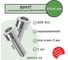 Винт SORREX М4х6 внутренний шестигранник DIN 912 оцинкованный (1 штука) 0912-108-04-006 2