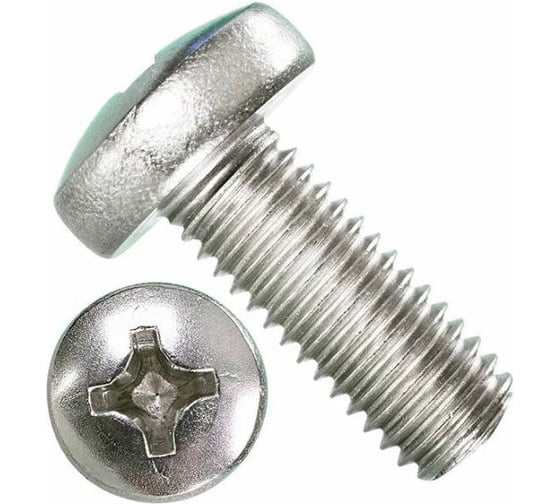 Винт SORREX М8х60 полукруглая головка DIN 7985 оцинкованный (1 штука) 7985-1-08-060