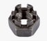 Гайка SORREX М36 DIN935 корончатая черная стальная (1 штука) 0935-008-36 1