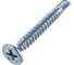 Саморез 6СЕК.ру DIN 7504 P цинк М3,5х25 (0,420кг~320шт) СКрЦ7504-35-025 1