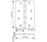 Петля стальная скругленная MORELLI MSN-C 100X70X2.5-4BB SG, универсальная с подшипником, цвет - матовое золото 9017070 2