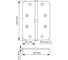 Петля стальная скругленная MORELLI MSND-C 100X70X2.5 AB L, левая без коронки с подшипником, цвет - античная бронза 9016893 2