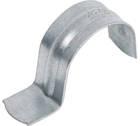 Металлическая однолапковая скоба без отверстий Промрукав СМО d31-32 мм, для монтажного пистолета PR08.2795