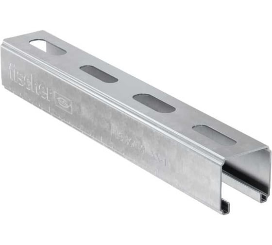 Шина для горизонтального монтажа fischer FI 50H/2.0 ZM (цинк-магниевое покрытие) 3м 12055